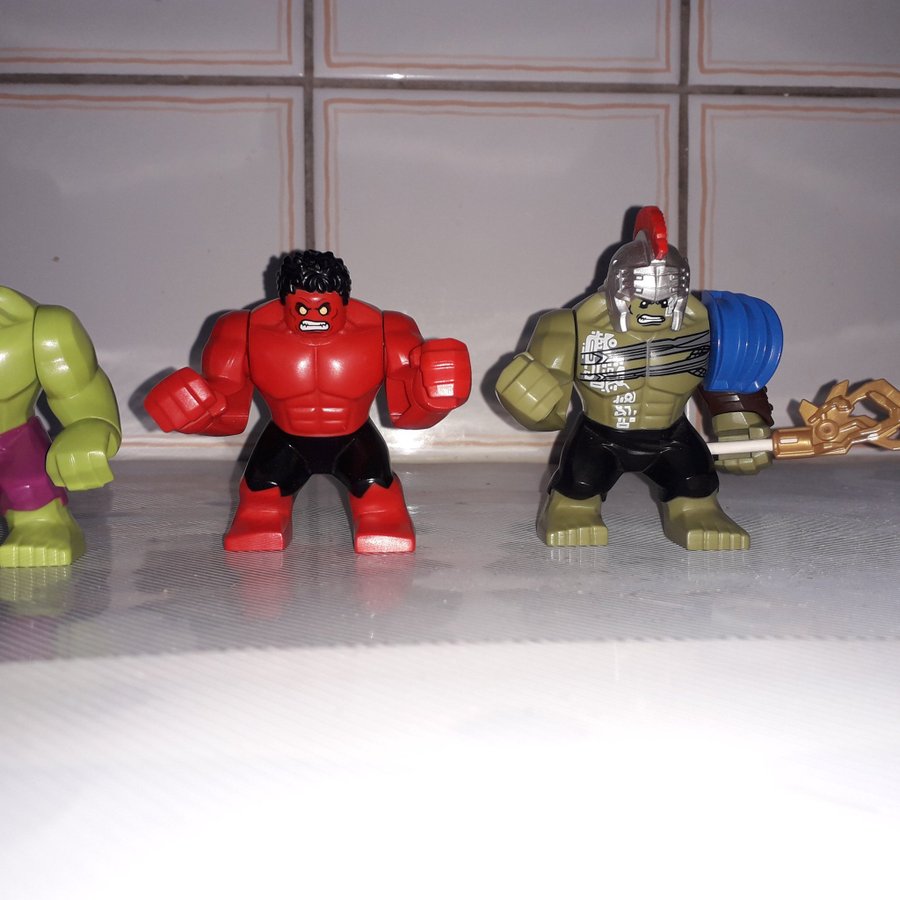 LEGO / HULK HULKEN / 4st Figurer, Legofigurer