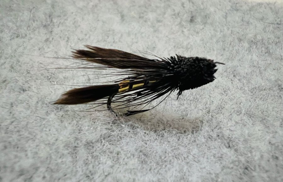 Muddler Minnow Black storlek 12 6st