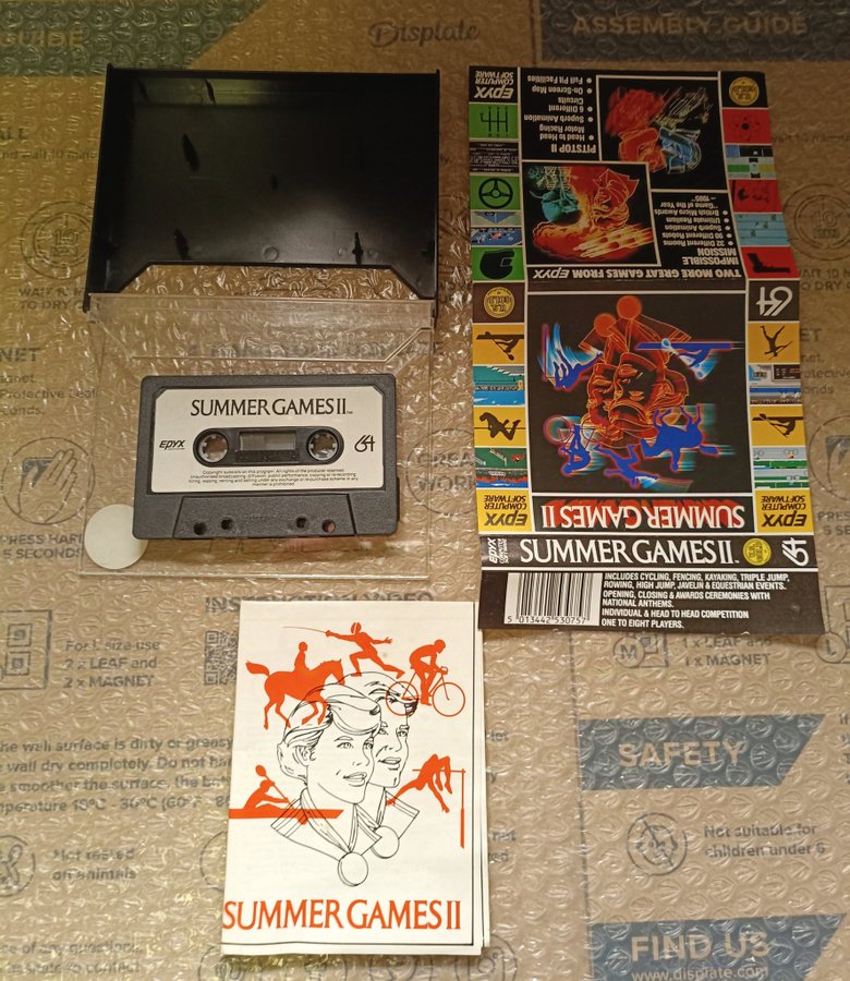 Summer Games II - C64 - Kassett - CIB