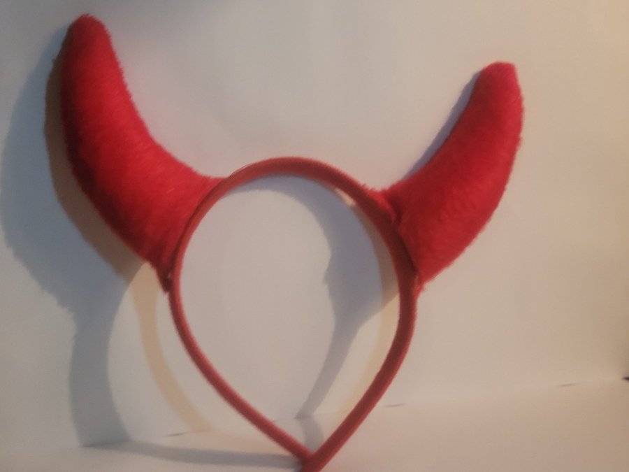 Röda djävul horn devil diadem