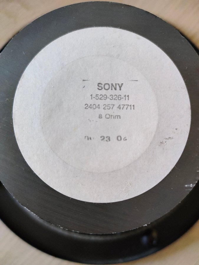 Sony 1-529-326-11 Högtalarelement