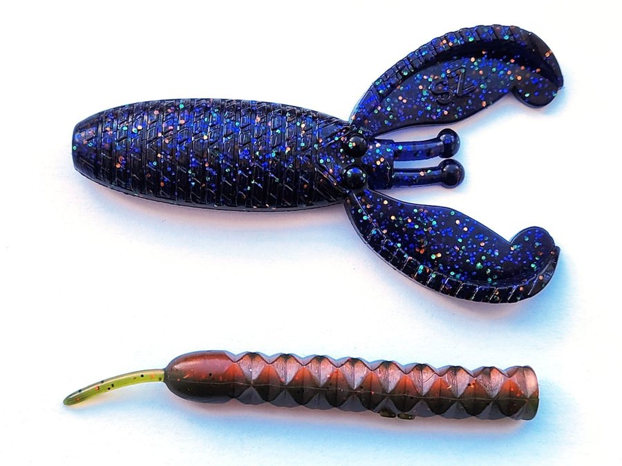 CRAW, FISKE DRAG, GUMMI JIGGAR - 8cm (Skeddrag Spinnare Fiske Drag)