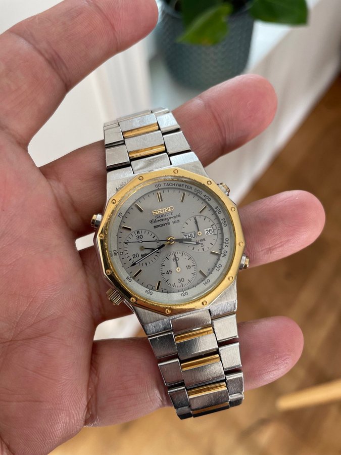 Vintage Seiko Chronograph Ref. 7A38-702A (Two-Tone)