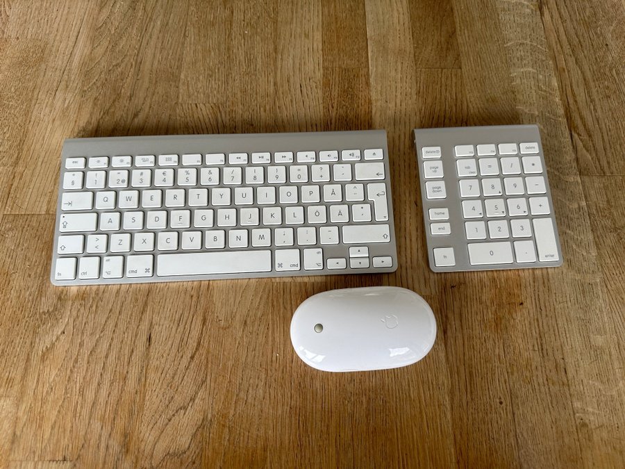 Apple Wireless Keyboard + Numpad + Apple Bluetooth Mouse