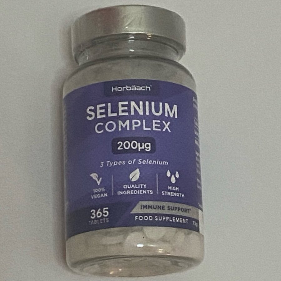 Horbaach Selenium Complex 200µg 365 tabletter