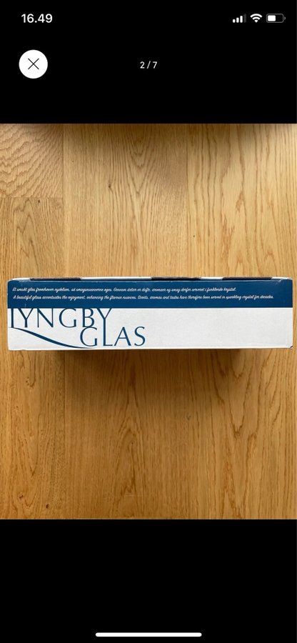 Nye Lyngby Glas Krystal Highball 4 stk