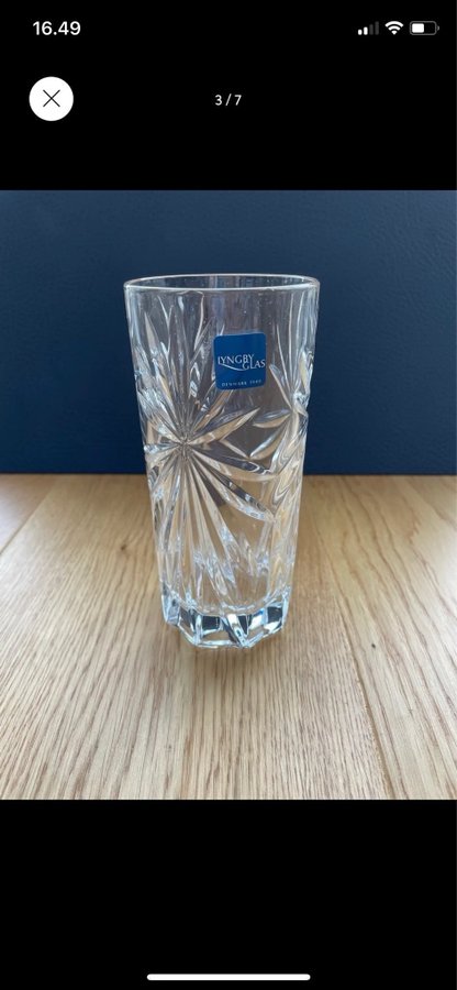 Nye Lyngby Glas Krystal Highball 4 stk