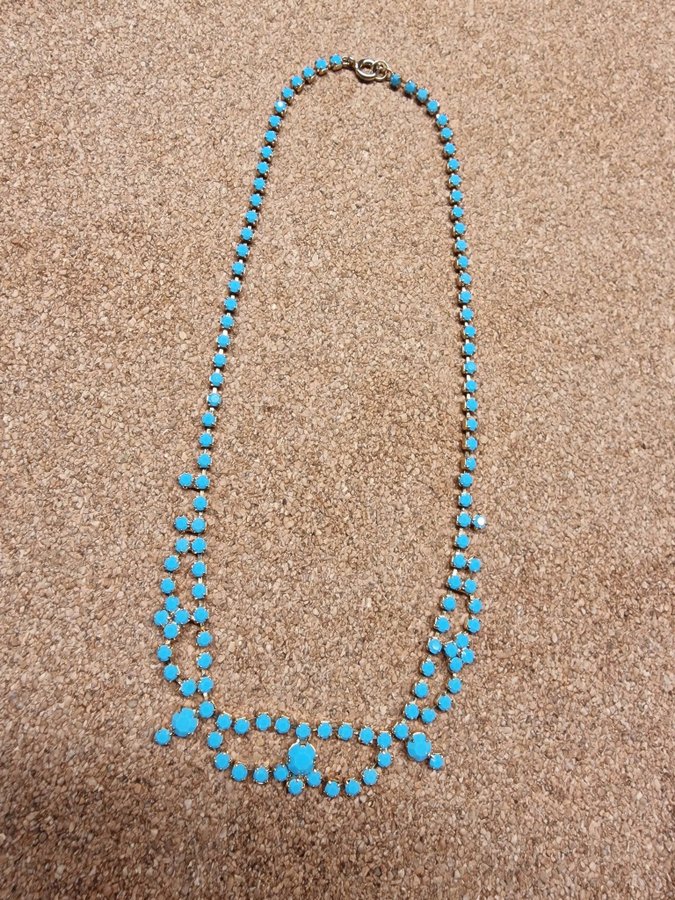 Blue necklace