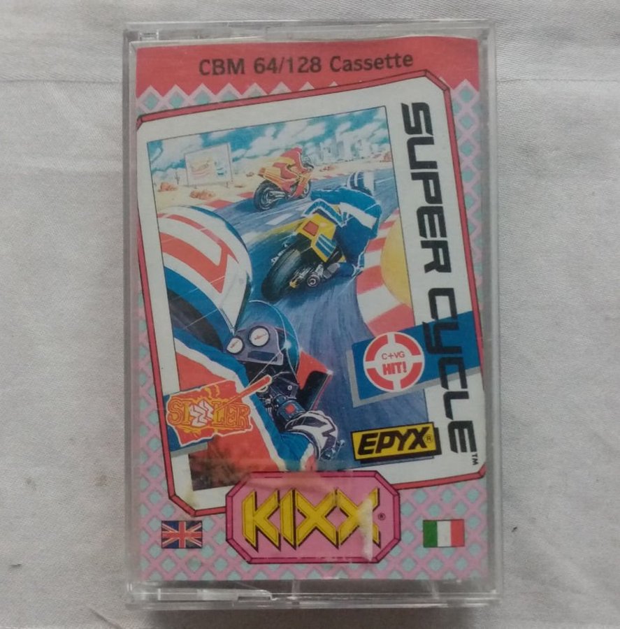 Super Cycle (Kixx - US Gold - Epyx) - Commodore 64 / C64 Spel