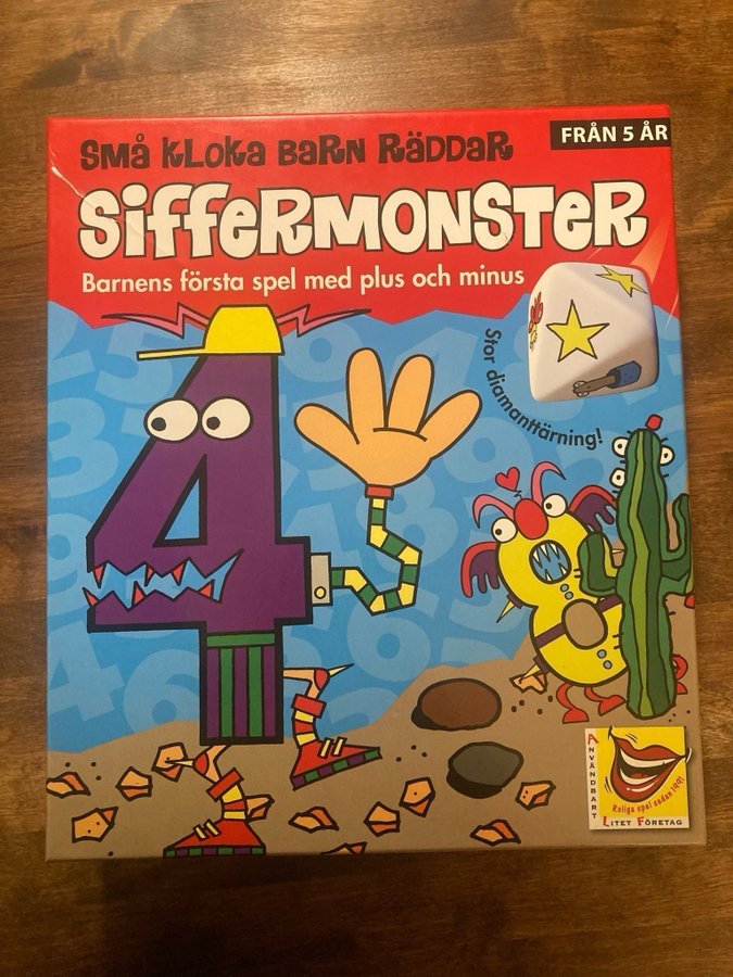 Siffermonster - Barnens första spel med plus och minus