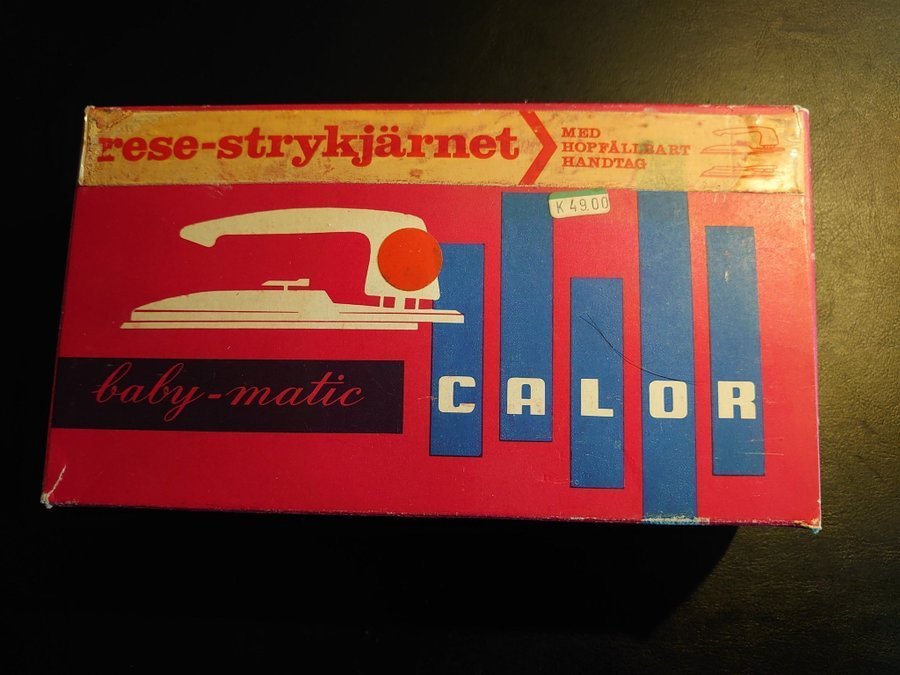 Calor Baby-Matic Resestrykjärn - Oanvänd - Originalförpackning