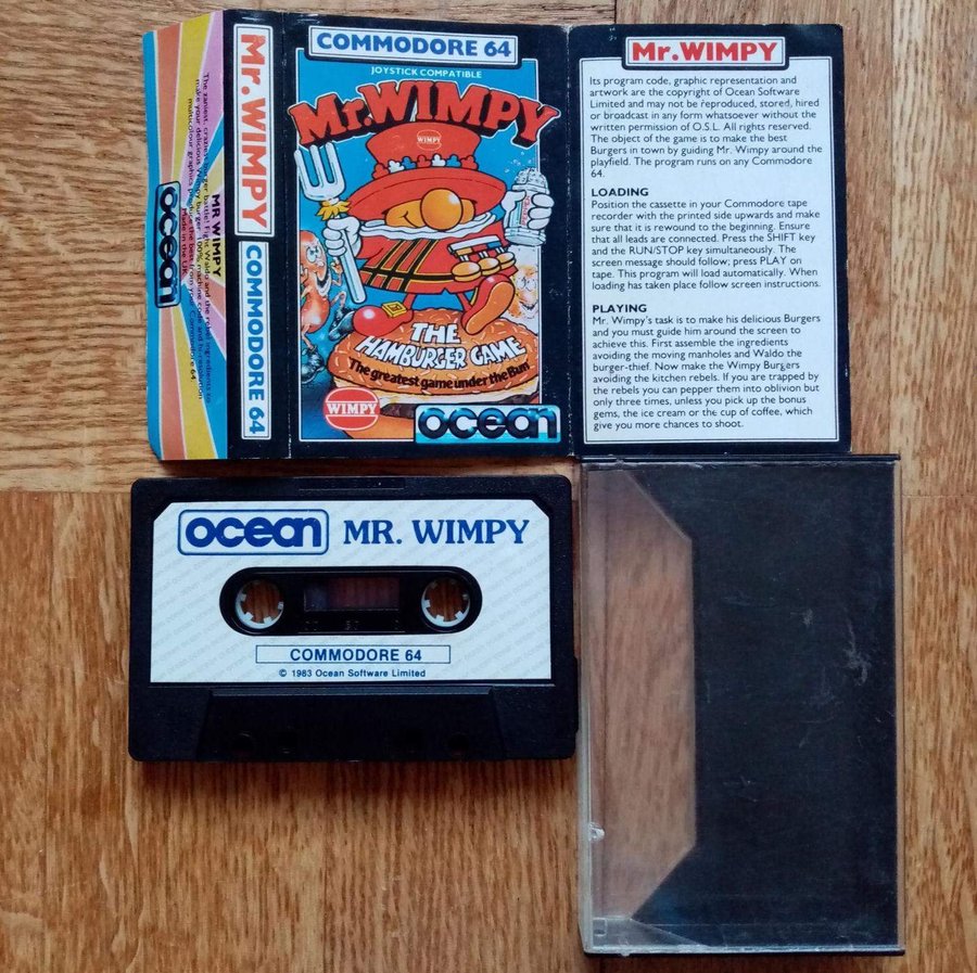 Mr.Wimpy - The Hamburger Game (Ocean Software) - Commodore 64 / C64 Spel