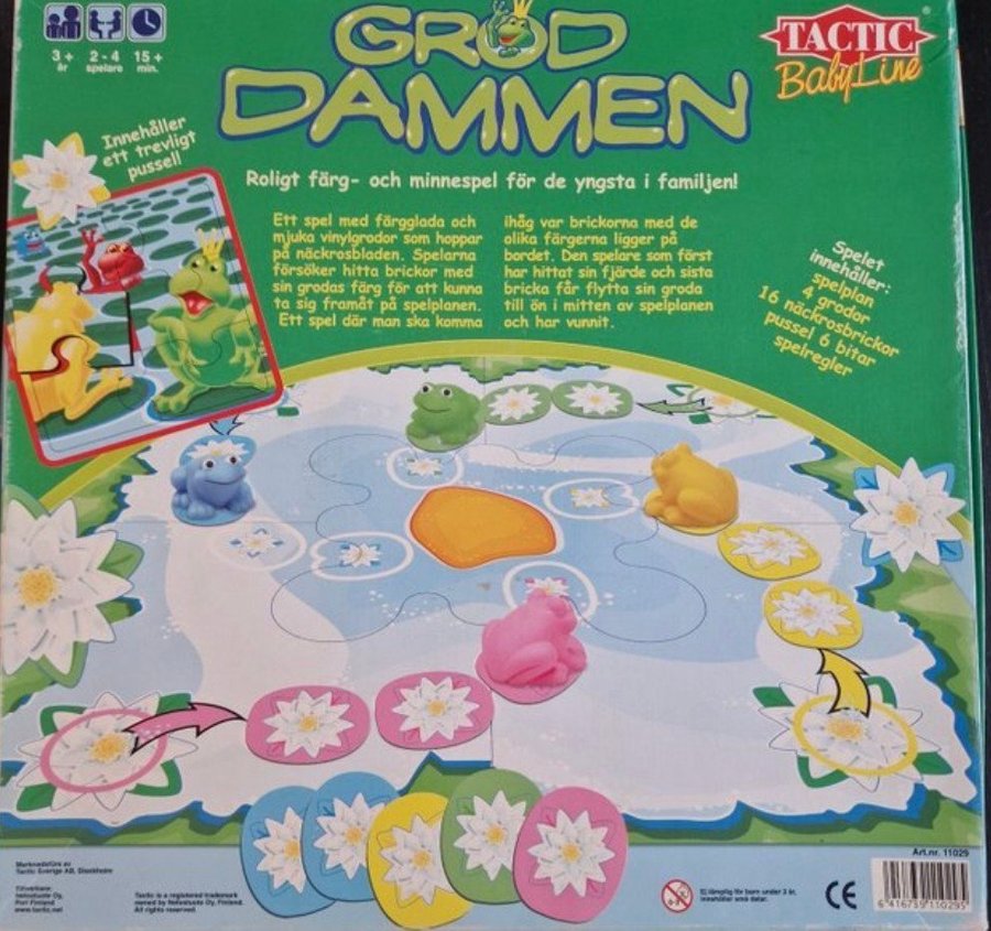 2 spel, Groddammen  Lekplatsen