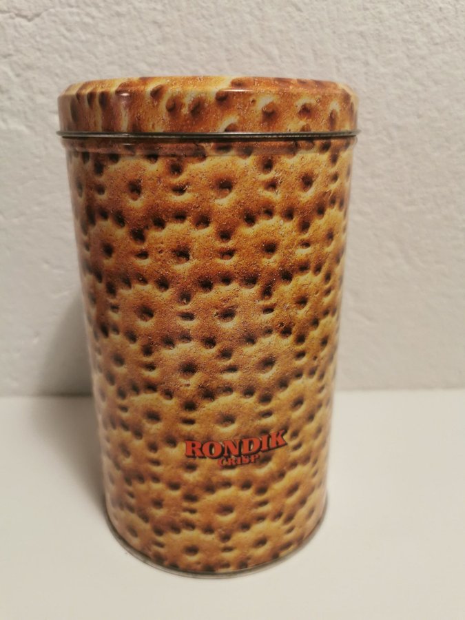 Rondik - Plåtburk - knäckebröd - bröd - Retro - Vintage