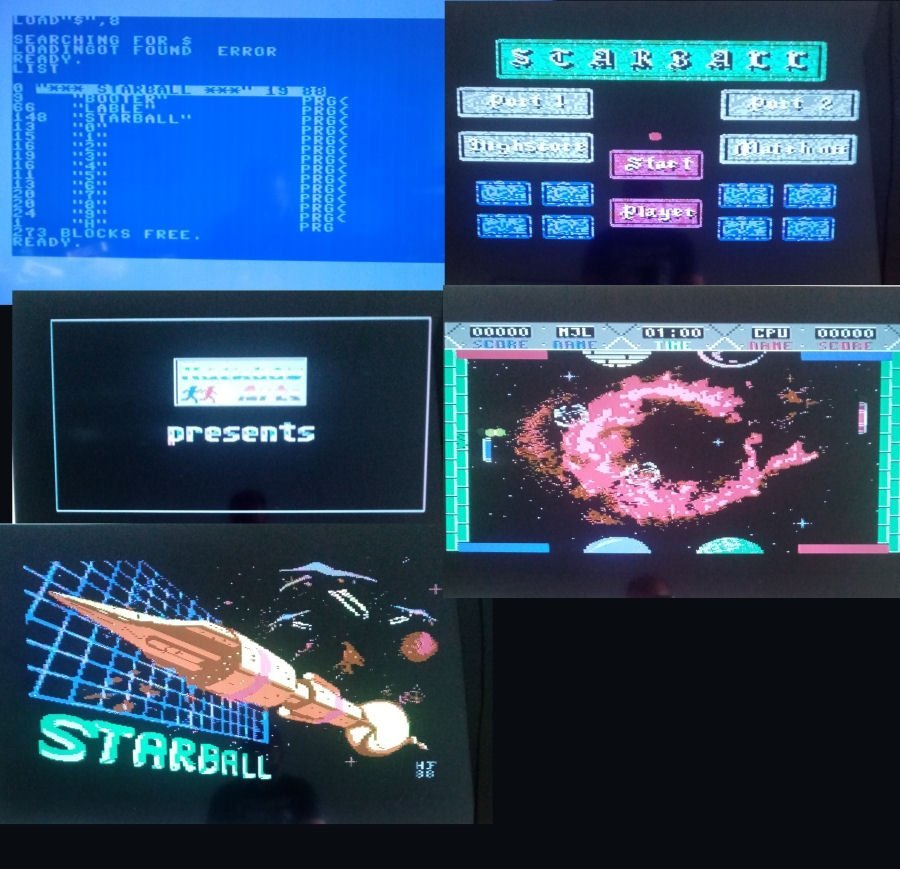 Starball (Rainbow Arts) - Disk ->TESTAD<- Commodore 64 / C64 Spel