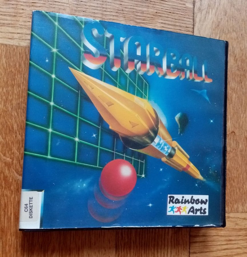 Starball (Rainbow Arts) - Disk ->TESTAD<- Commodore 64 / C64 Spel