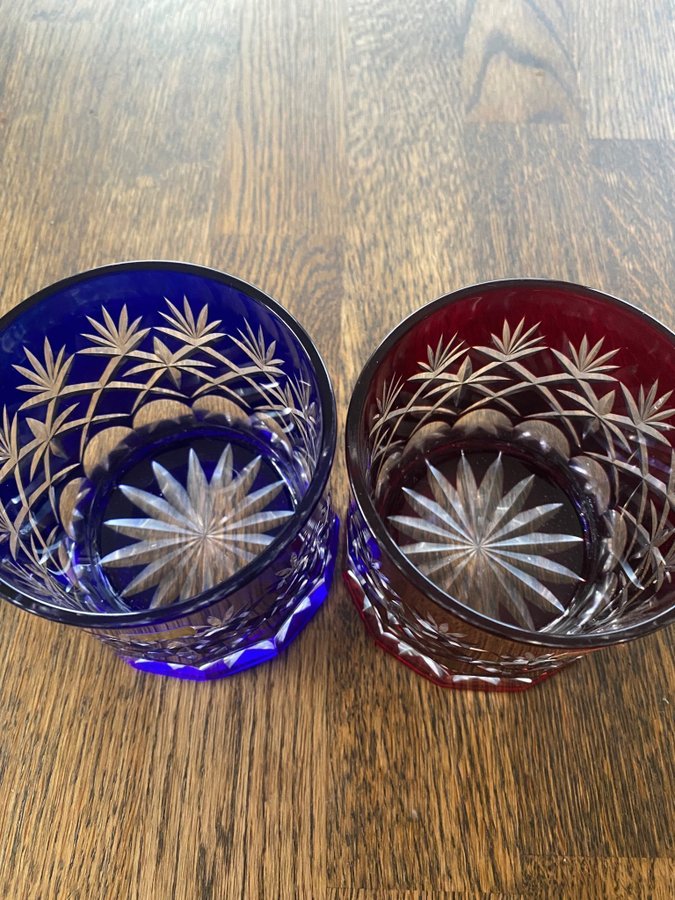 2st Edo Kiriko Kagami Crystal Byron Craft Japanska