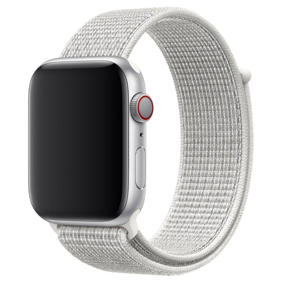 Nylonloop 38/40/41/42mm Apple Watch Armband - SNÖVIT