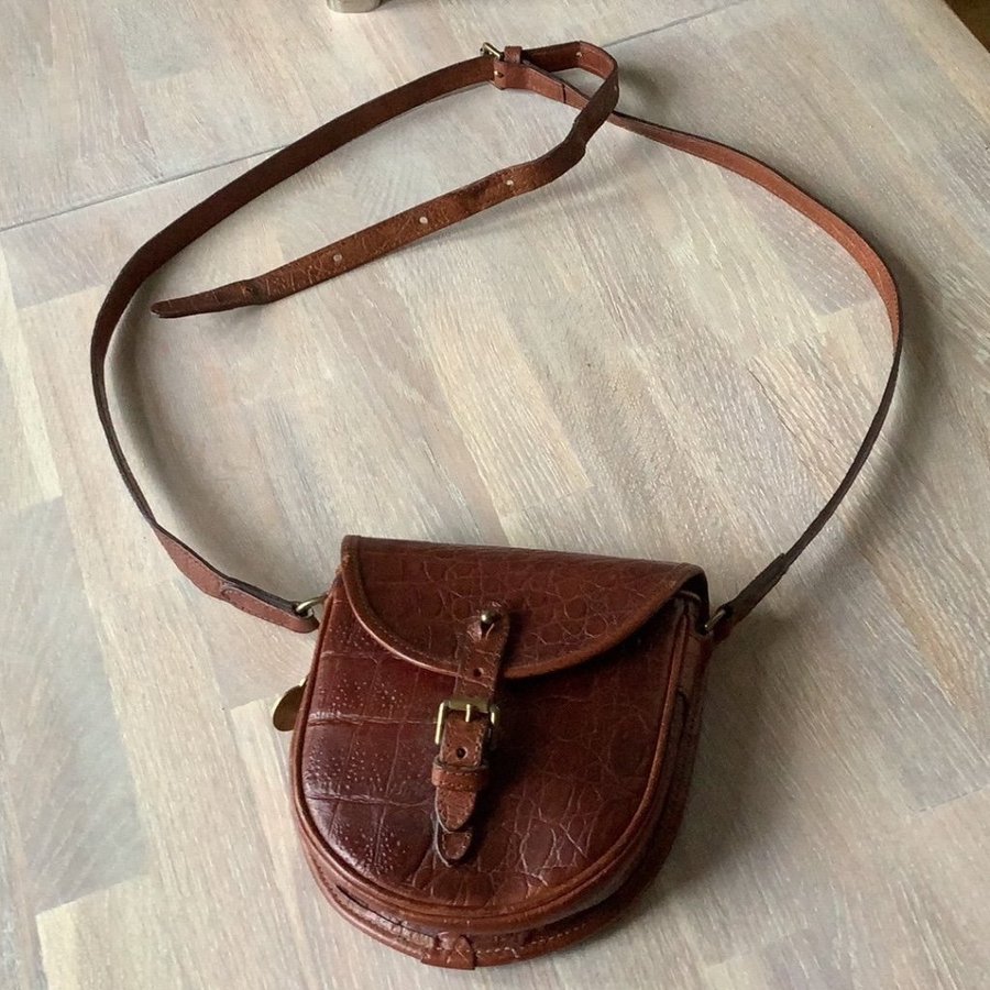 Mulberry liten sadelväska I läder vintage