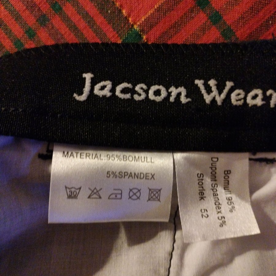 Jackson Wear svarta ridbyxor.