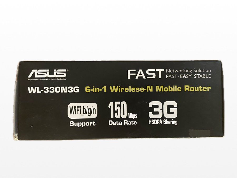 ASUS WL-330N3G 6-i-1 Trådlös-N Mobil Router