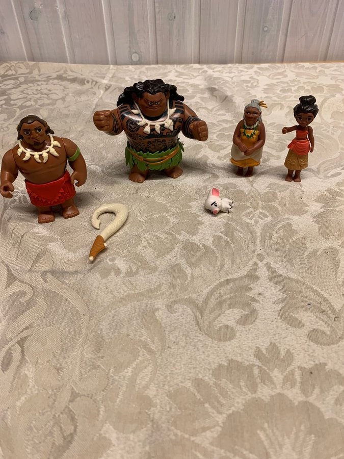 Vaiana figurer från Disney Moarna