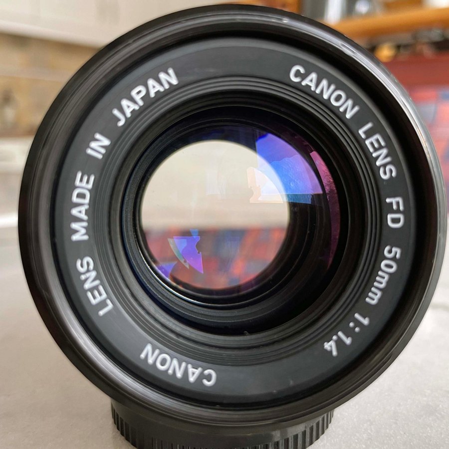 Canon FD FDn 50mm f1.4 newFD=SSC multicoat 50/1,4 50/1.4 + UV Filter