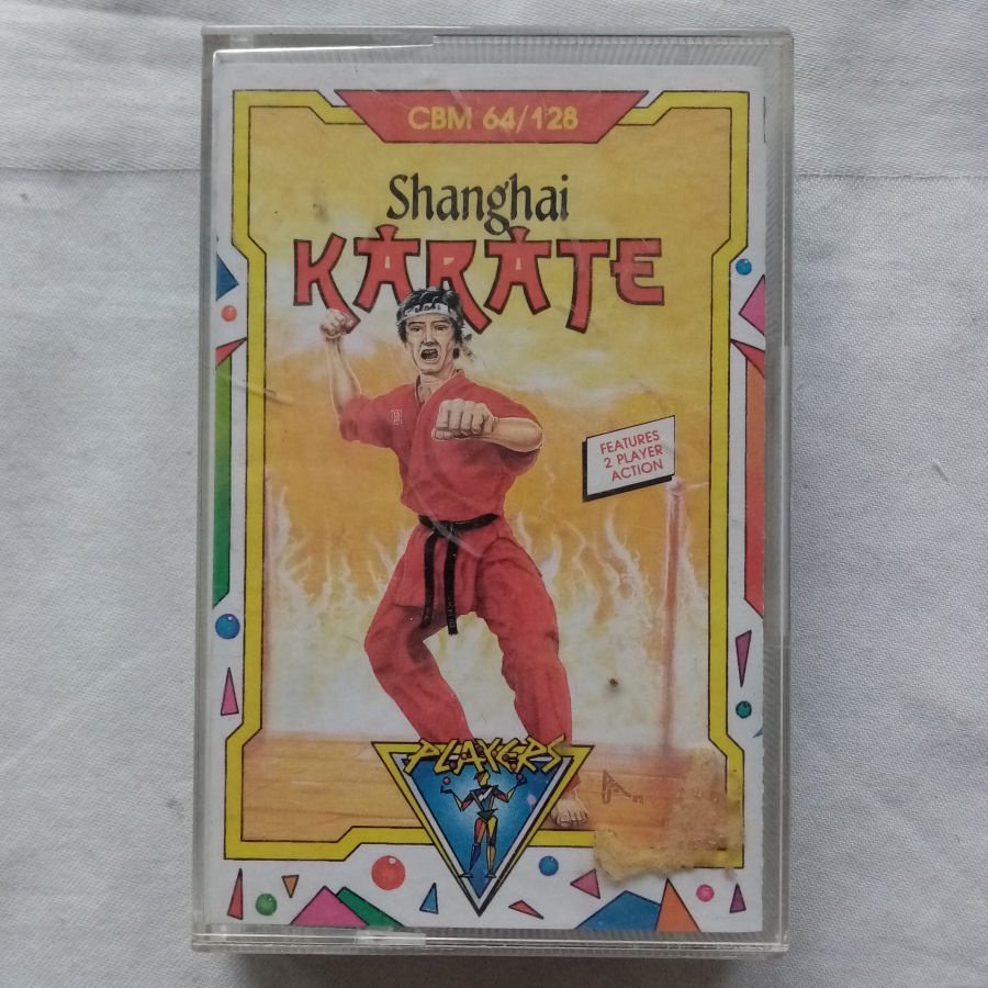 Shanghai Karate (Players) [Röd-Gul Tape-Etikett] - Commodore 64 / C64 Spel