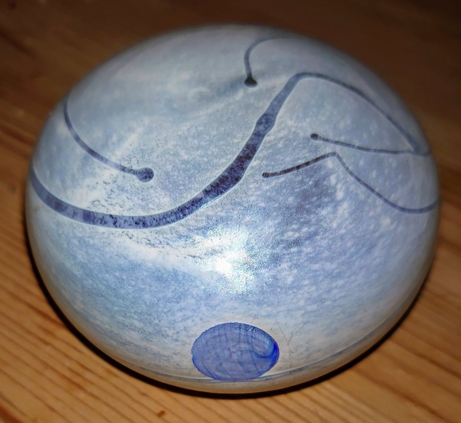 BERTIL VALLIEN SKULPTUR GALAXY WHITE BLUE