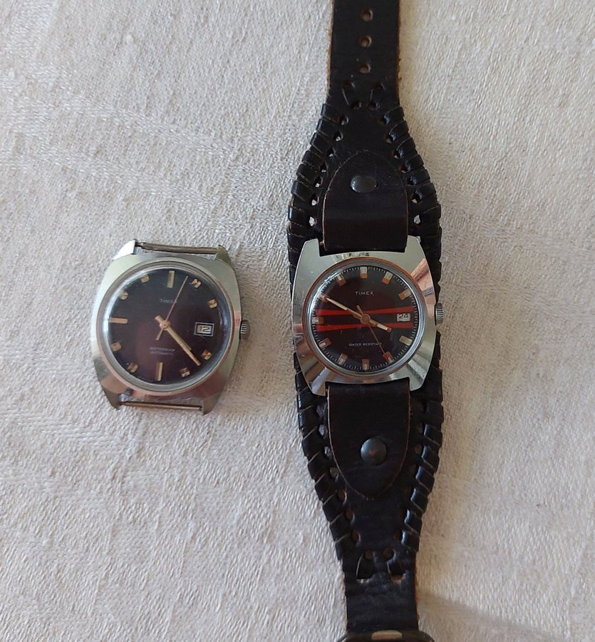 2 st Mekaniska klockor TIMEX