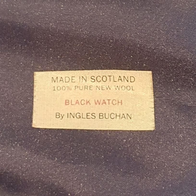 Äkta INGLES BUCHAN - Tartan Golfkeps "Blackwatch"