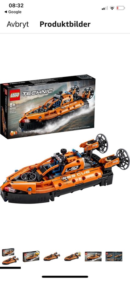 LEGO Technic 42120 Räddningshovercraft