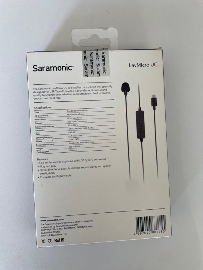 Saramonic Lavmicro UC mikrofon