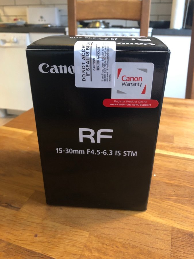 Canon RF 15-30mm f/45-63 IS STM - OANVÄND