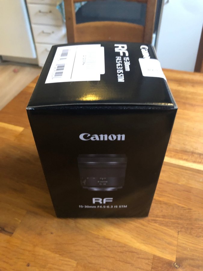 Canon RF 15-30mm f/45-63 IS STM - OANVÄND