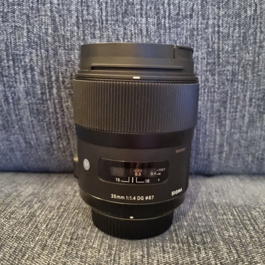 Sigma Art 35 mm f/1.4 DG HSM Objektiv för Nikon som nytt!