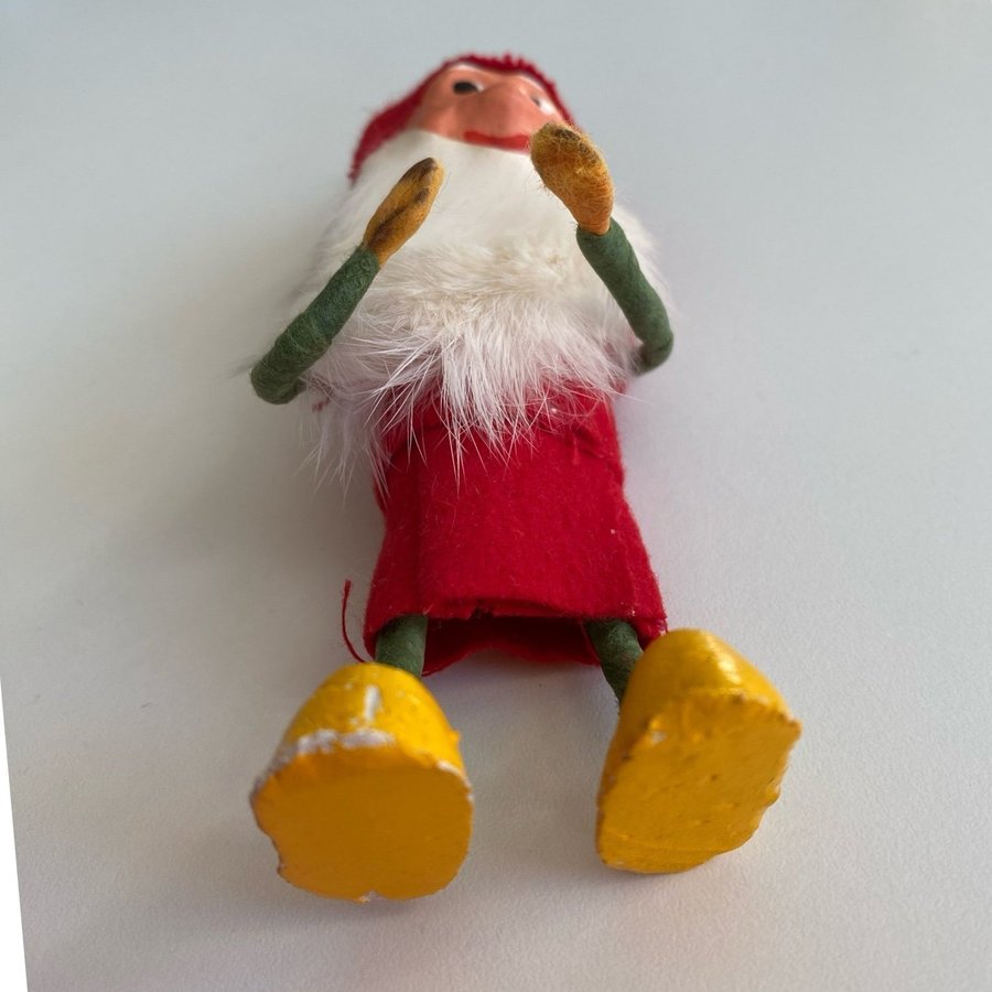 Gammal Vintage liten tomte~ charmig ~ 50-tal? 60-tal?