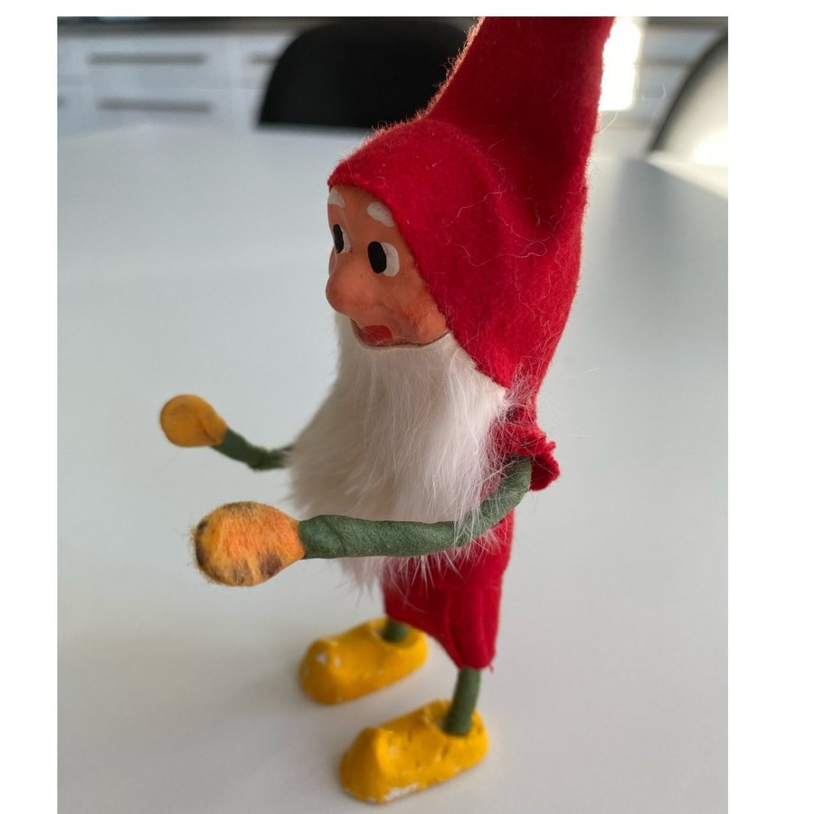 Gammal Vintage liten tomte~ charmig ~ 50-tal? 60-tal?