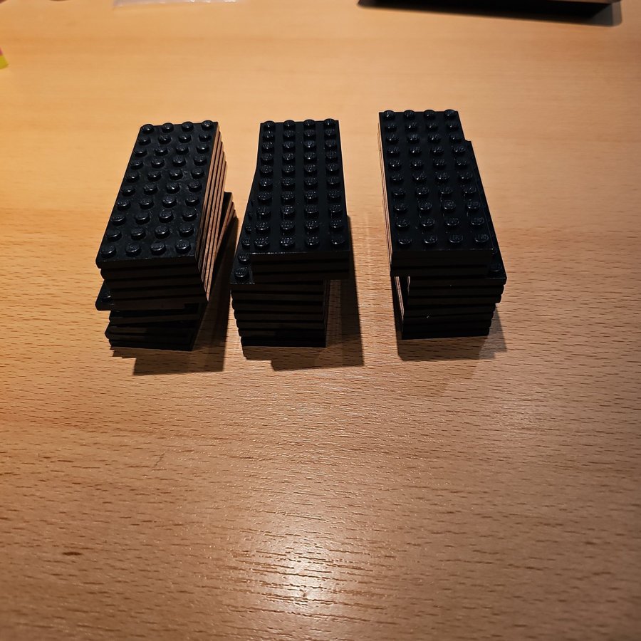 Lego platta 4x10 Svart 30 styckna