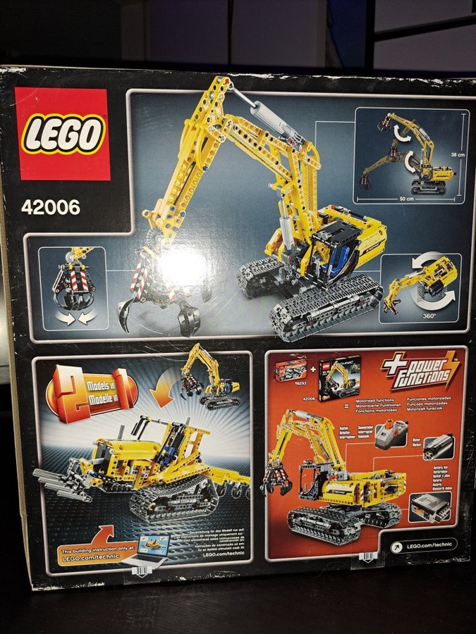 LEGO Technic 42006 obruten förpackning