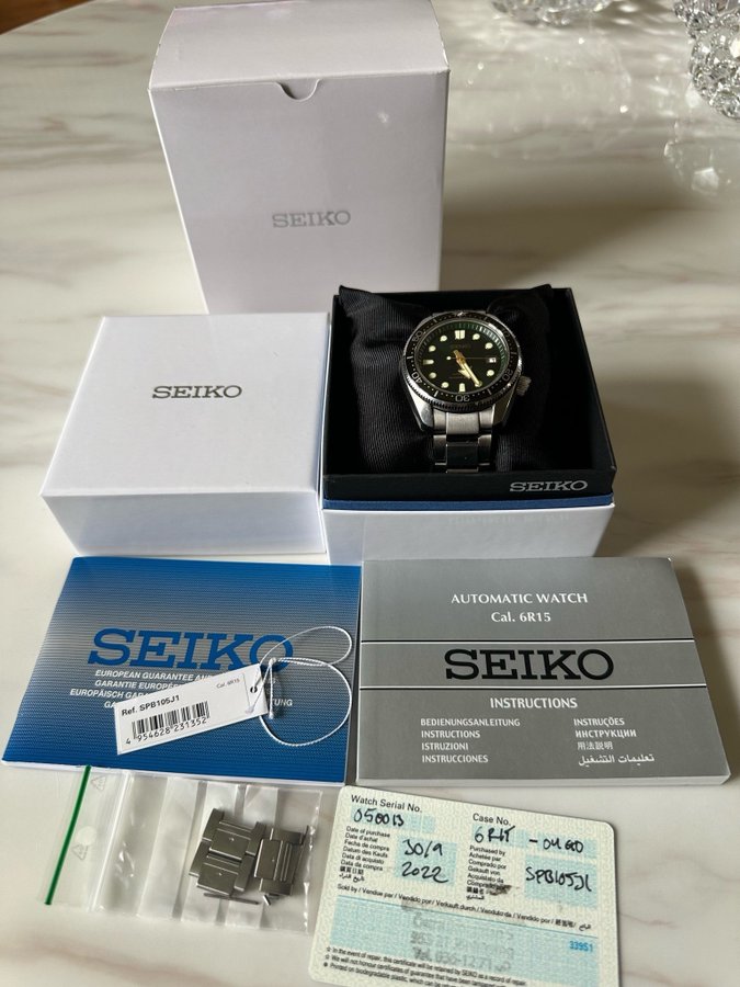 Seiko Prospex SPB105 MM200 - Fullset