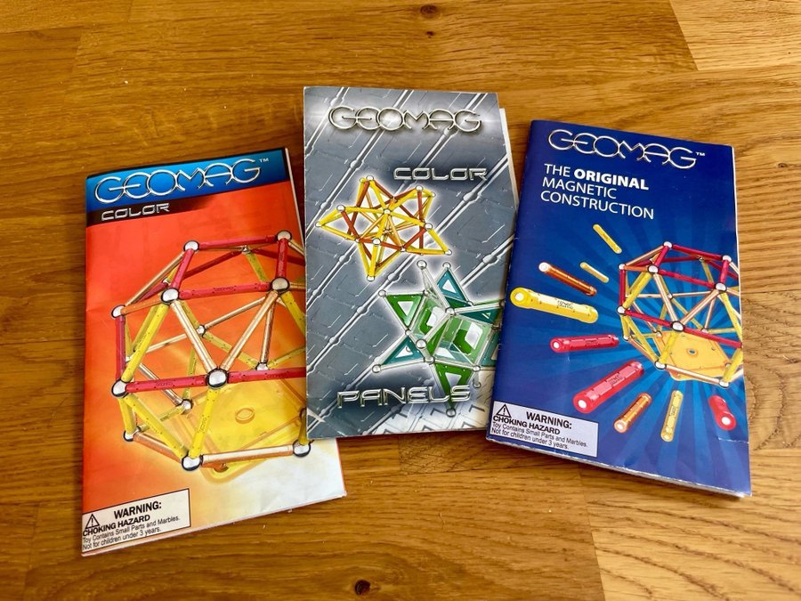 Geomag Jätteparti! Över 340 delar! Original!