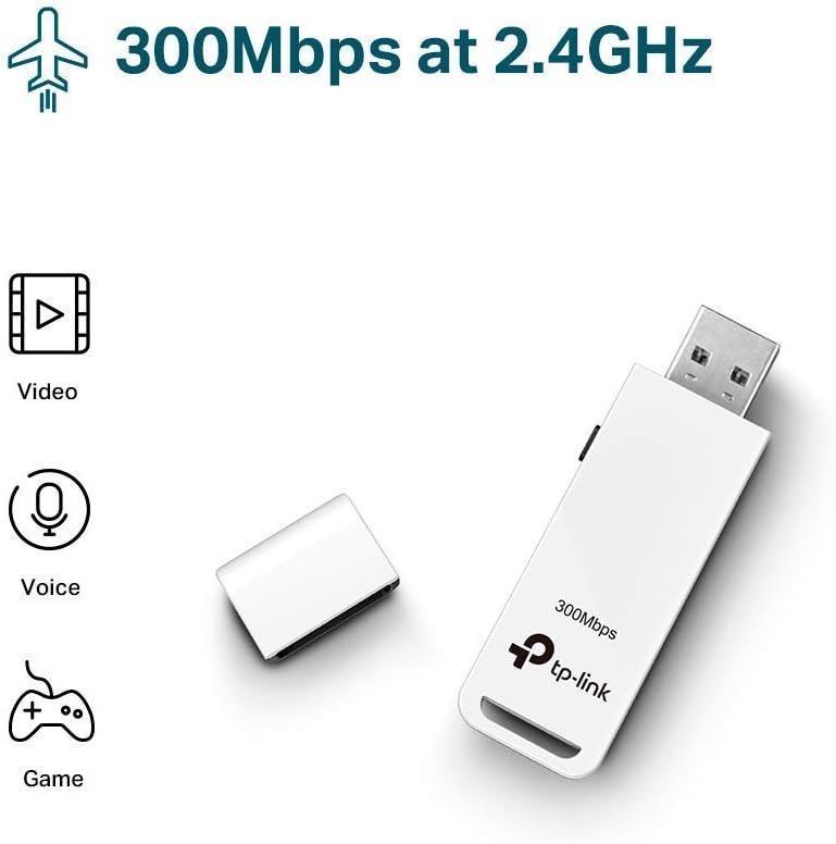 TP-LINK 300 Mbps trådlös N USB-adapter