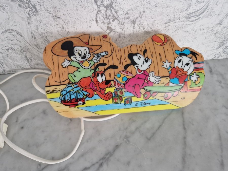 Disney Barnlampa med Mickey Mouse  Co