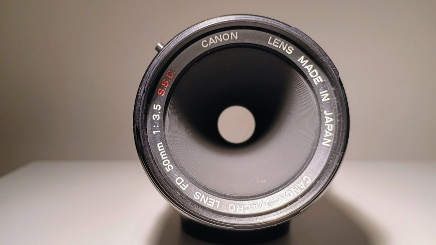 Canon 50mm 1:3.5 FD Makro S.S.C