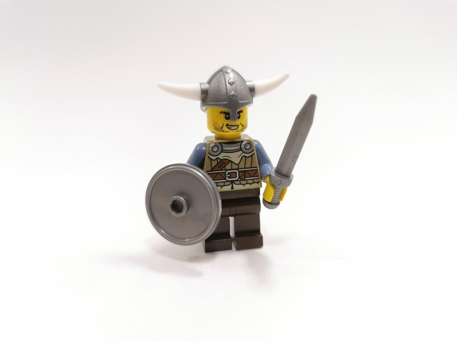 Lego - minifigur - viking - vikings - warrior - med utrustning (ny vara)