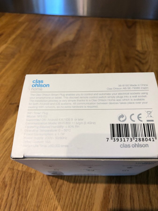 Clas Ohlson WiFi Smart Plug