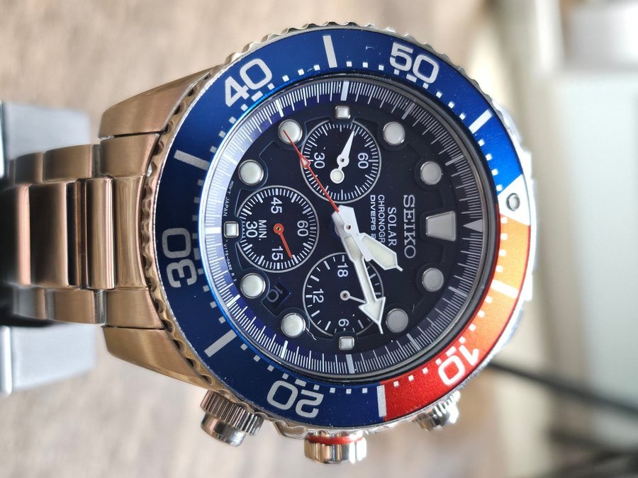 SEIKO Solar Chronograph SSC019P1