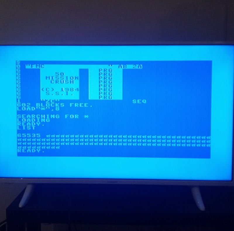 50 Mission Crush (SSI) DISK ->TESTAD<- Commodore 64 / C64 Spel