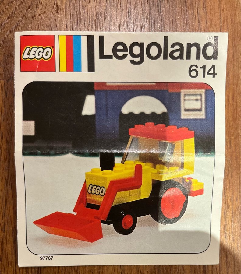 Lego Legoland 614 Traktor